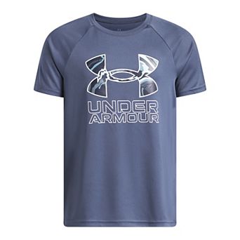 Boys 8-20 Under Armour Hybrid Print Tech Tee in Regular & Husky