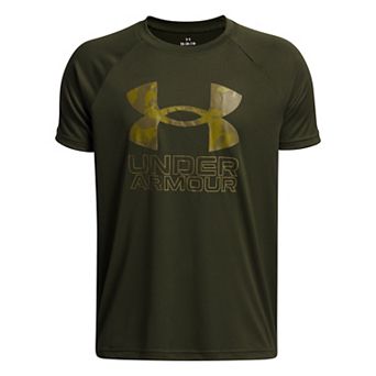 Boys 8-20 Under Armour Hybrid Print Tech Tee in Regular & Husky