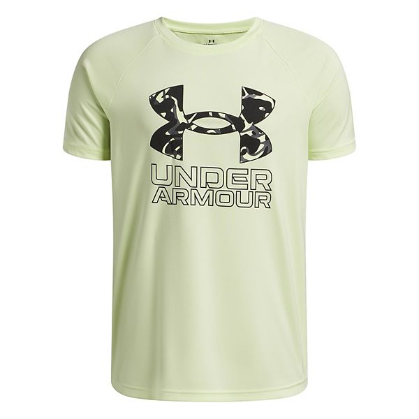 Boys 8-20 Under Armour Hybrid Print Tech Tee in Regular & Husky