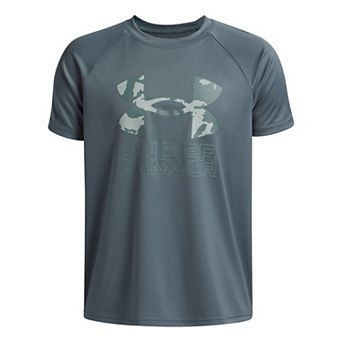 Boys 8-20 Under Armour Hybrid Print Tech Tee in Regular & Husky