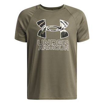 Boys 8-20 Under Armour Hybrid Print Tech Tee in Regular & Husky