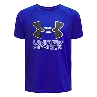 Boys 8-20 Under Armour Hybrid Print Tech Tee in Regular & Husky