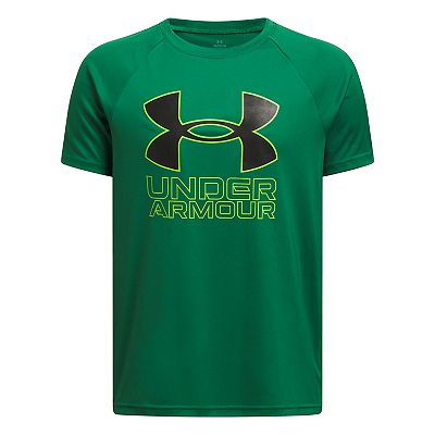 Boys 8-20 Under Armour Hybrid Print Tech Tee in Regular Husky