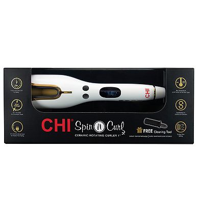 CHI Spin n Curl Ceramic Rotating Curler 1"