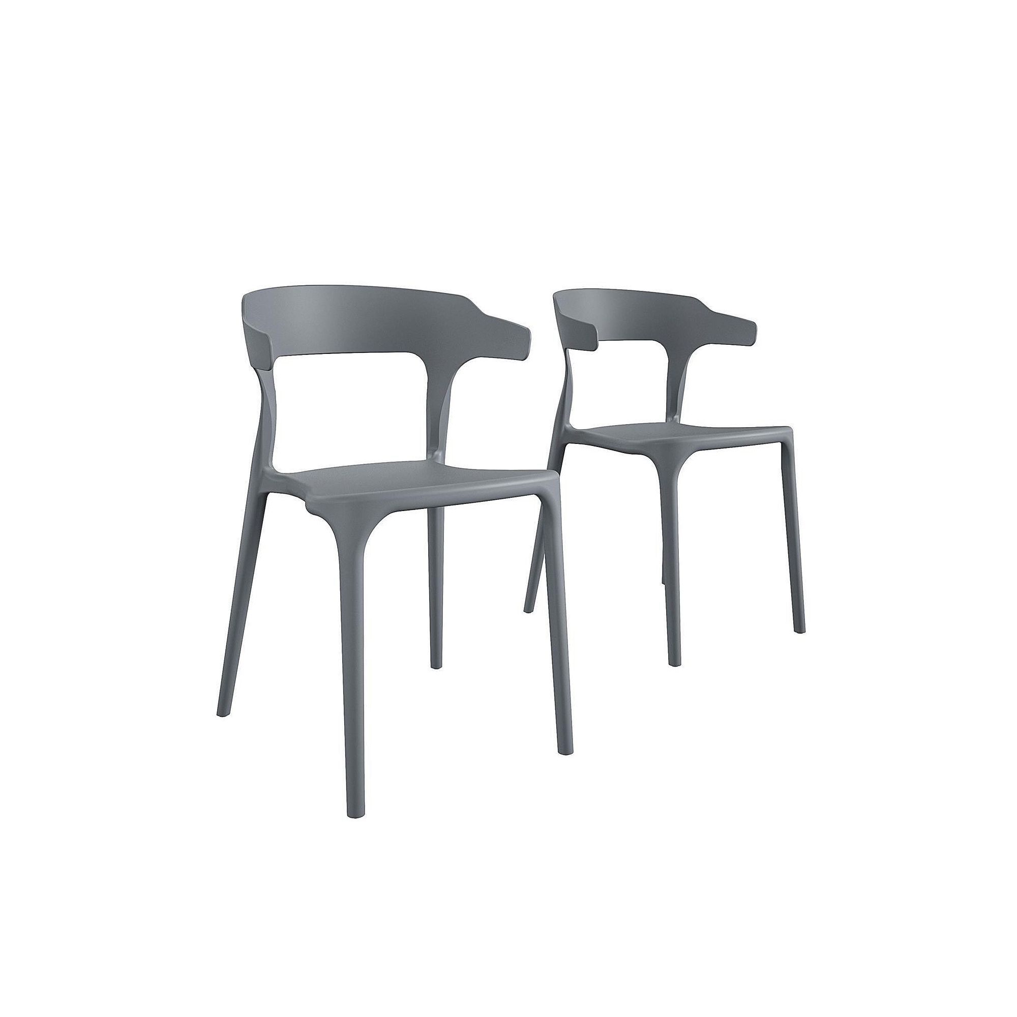 Novogratz Poolside Felix Indoor / Outdoor Stacking Dining Chair 4-piece Set