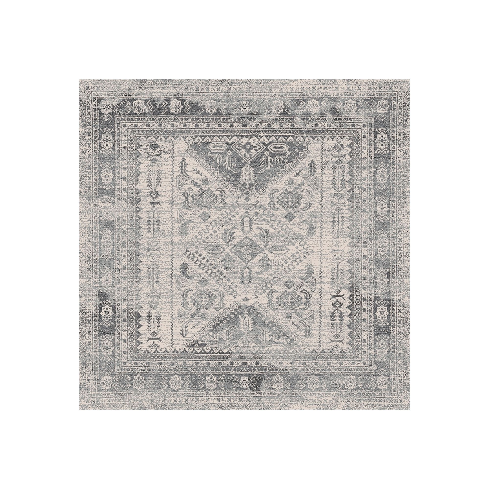 Decor 140 Marseille Distressed Traditional Rug, Light Gray
