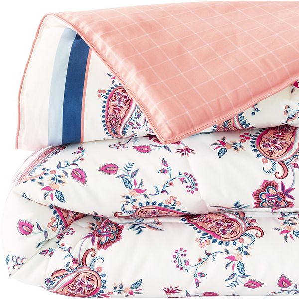 Lands' End Supima Cotton Sateen Print Duvet Cover