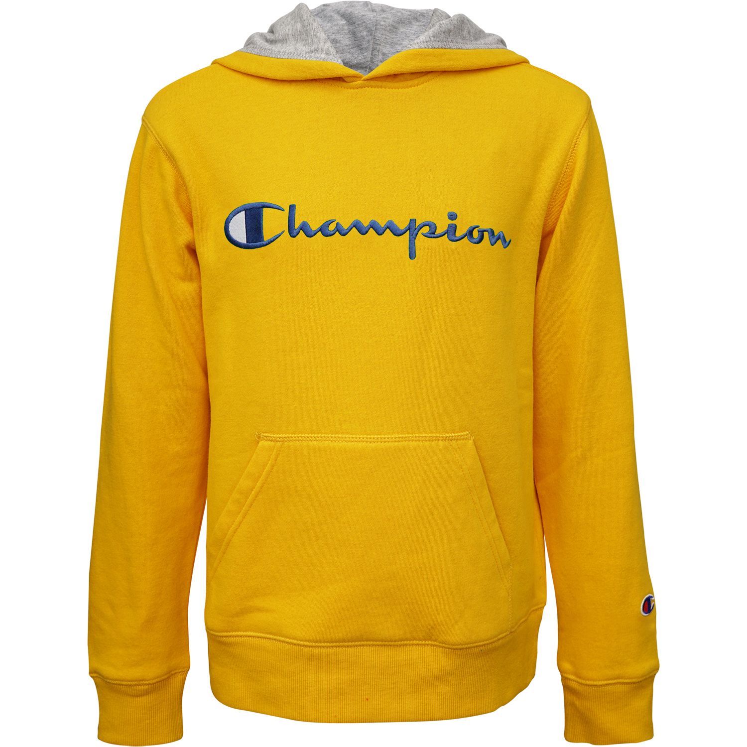 yellow champion hoodie boys