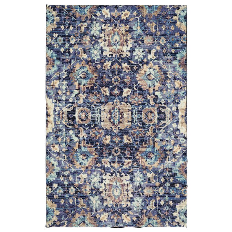 Mohawk Home Prismatic EverStrand Mansfield Rug, Blue, 5X8 Ft