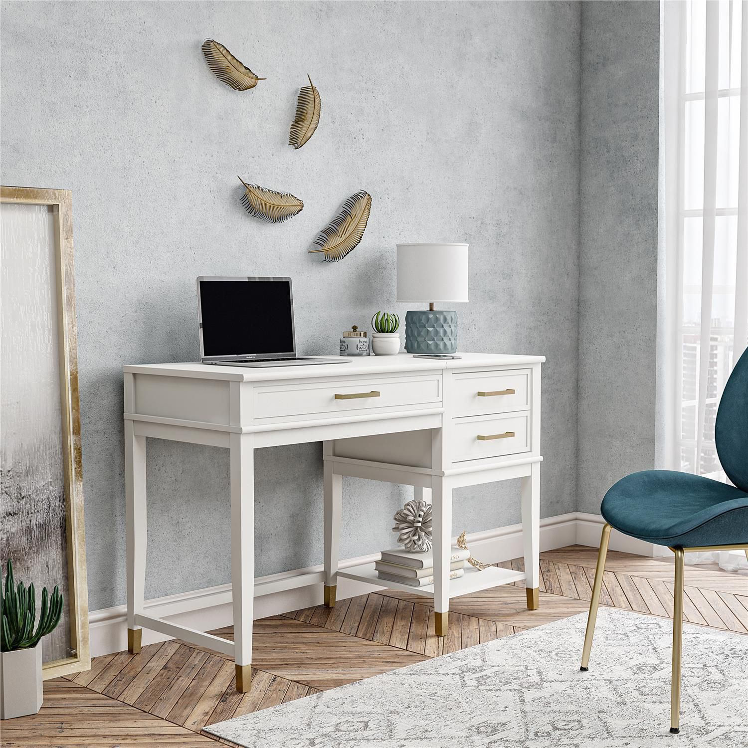 White Office Desks Kohl s