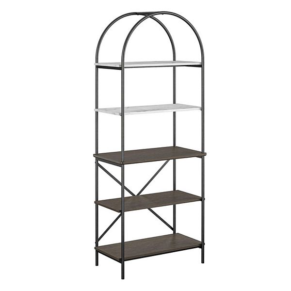 Cosmoliving By Cosmopolitan Vivinne 5-shelf Bookcase