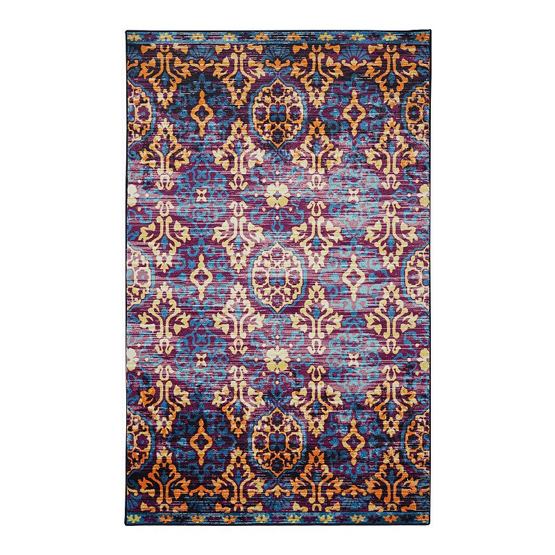 Mohawk Home Prismatic EverStrand Moselle Rug, Blue, 5X7 Ft