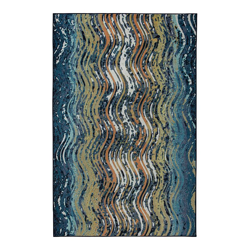Mohawk Home Prismatic EverStrand Nazia Rug, Blue, 5X7 Ft