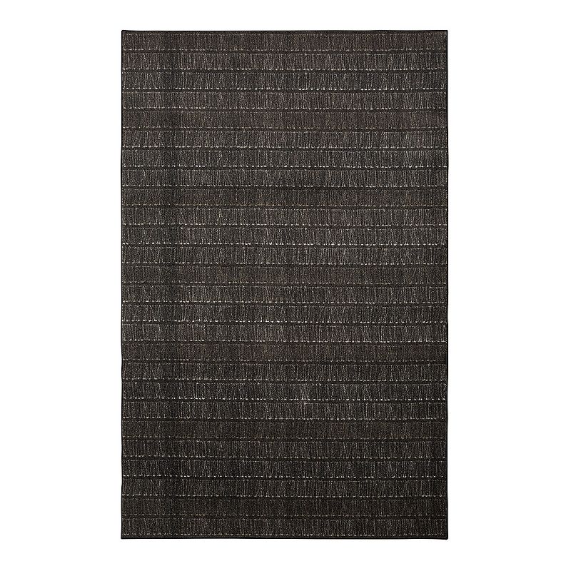 Mohawk Home Prismatic EverStrand Norfolk Rug, Black, 8X10 Ft