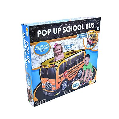 Sunny Days Pop-Up Play Tent School Bus