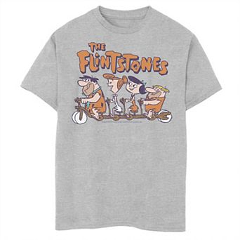 Boys 8-20 The Flintstones Group Shot Bike Ride Graphic Tee