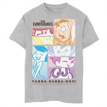 Boys 8-20 The Flintstones Pop Art Panels Graphic Tee