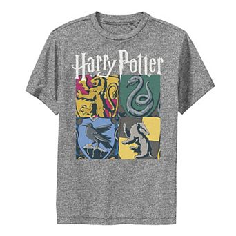 Boys 6-20 Harry Potter Hogwarts Houses Collage Graphic Tee