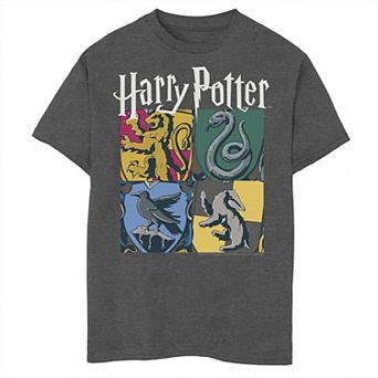 Boys 8-20 Harry Potter Hogwarts Houses Collage Graphic Tee