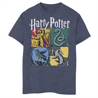 Boys 8-20 Harry Potter Hogwarts Houses Collage Graphic Tee