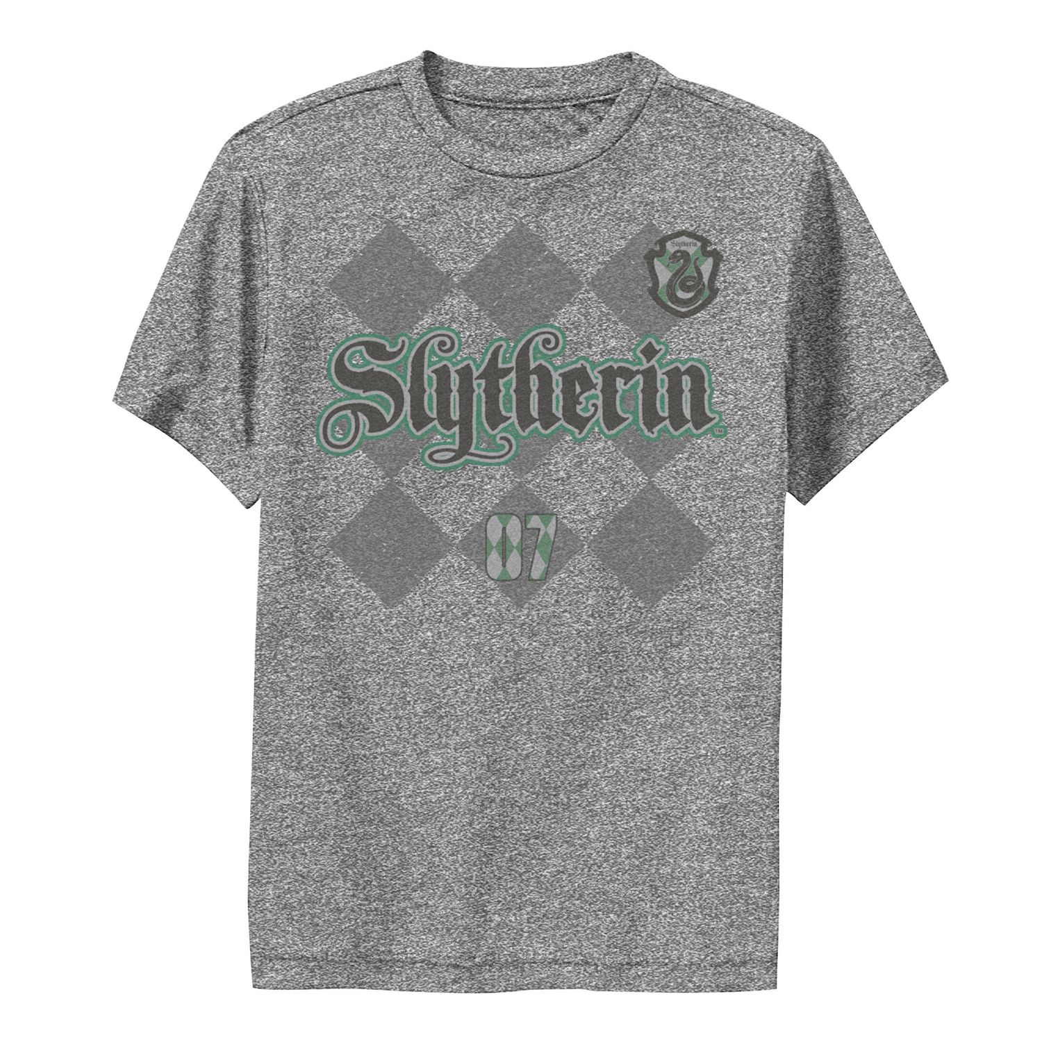 Image for Harry Potter Boys 8-20 Slytherin Diamond Plaid Graphic Tee at Kohl's.