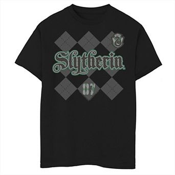 Boys 8-20 Harry Potter Slytherin Diamond Plaid Graphic Tee