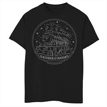 Boys 8-20 Harry Potter Hogwarts Express I'd Rather Be At Hogwarts Tee