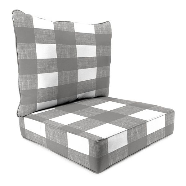 Jordan Manufacturing Indoor Outdoor 2piece Deep Seat Chair Cushion