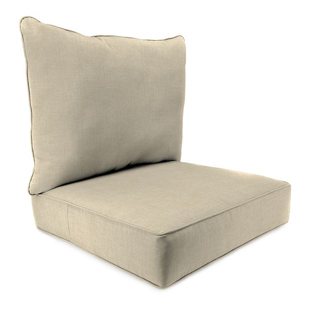 Jordan Manufacturing Indoor Outdoor 2-piece Deep Seat Chair Cushion