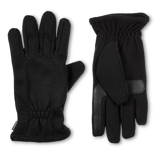 Men's isotoner Lined Water Repellent Tech Stretch Gloves