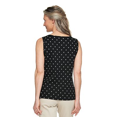 トップス BARROW Women's Croft & Barrow® Scallop-Trim Tank