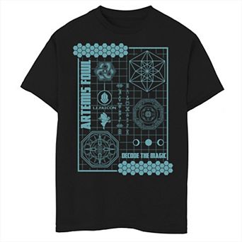 Boys 6-20 Artemis Fowl Schematic Graphic Tee