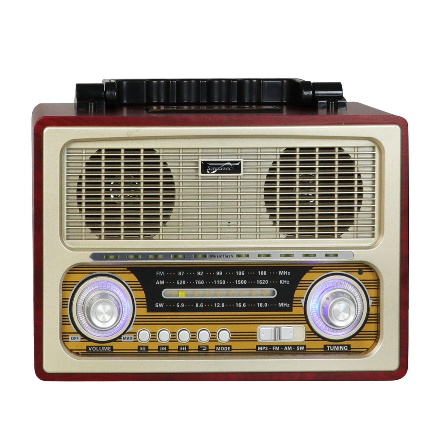 supersonic waterproof bluetooth speaker