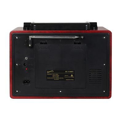 Supersonic Vintage Retro Multifunction Bluetooth Speaker with Rechargeable Battery