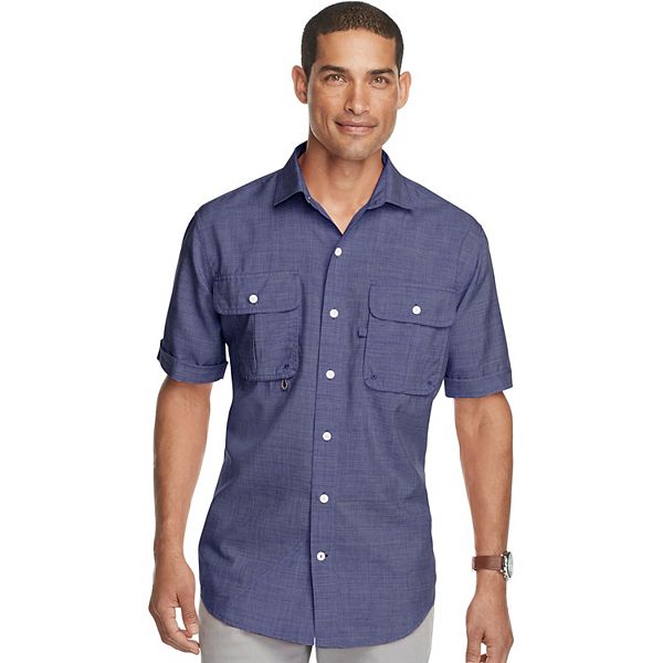 Men's IZOD Saltwater Beach Performance Button-Down Shirt