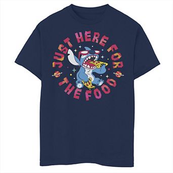 Disney's Lilo & Stitch Boys 8-20 "Here For The Food" Graphic Tee