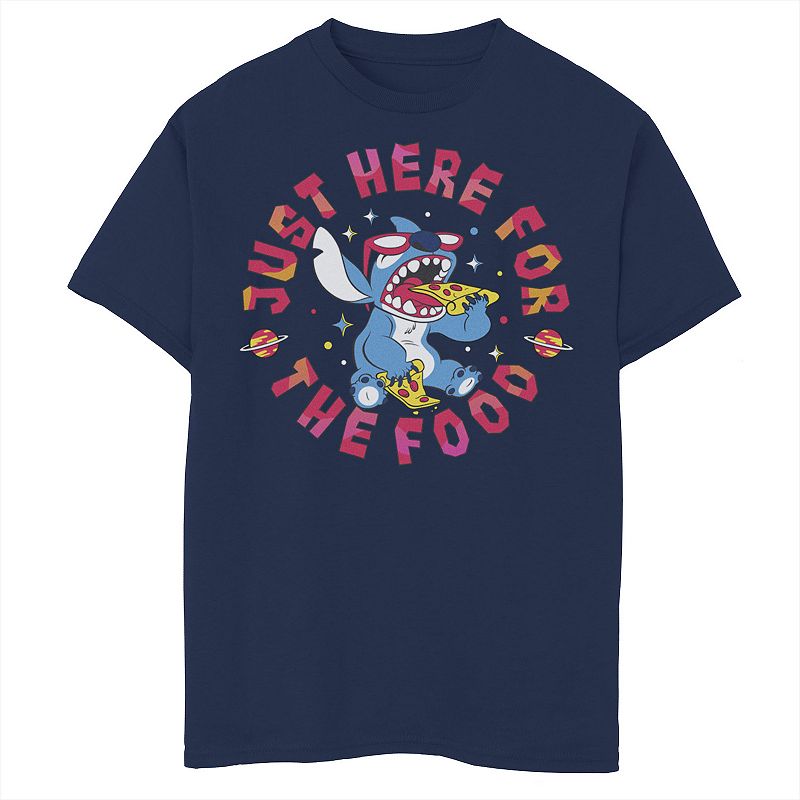 Disney's Lilo & Stitch Boys 6-20 "Here For The Food" Graphic Tee, Boy's, 