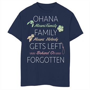 Disney's Lilo & Stitch Boys 8-20 Ohana Means Family Graphic Tee