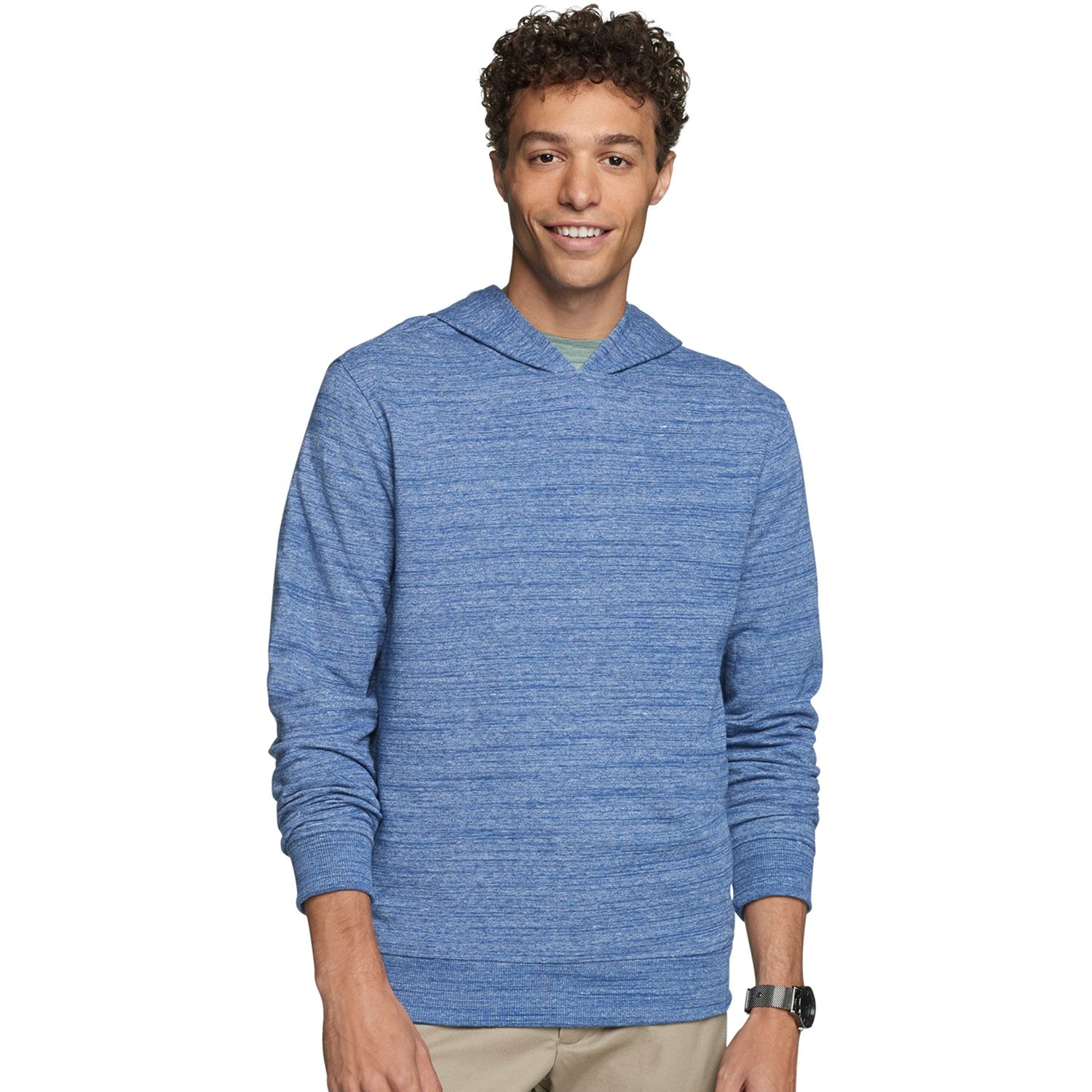 Van Heusen Classic-Fit Space-Dye Hoodie