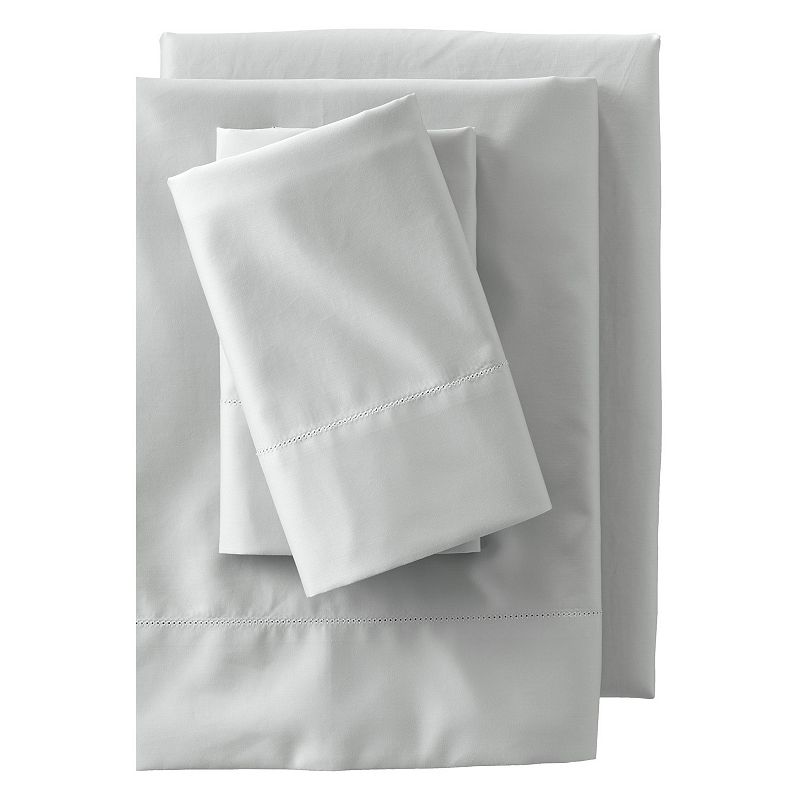 Lands End 700 Thread Count Supima Cotton Sateen Sheet Set and Pillowcases,