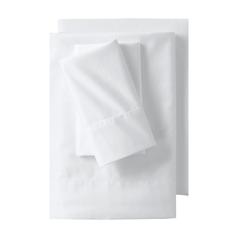 Lands End 700 Thread Count Supima Cotton Sateen Sheet Set and Pillowcases,