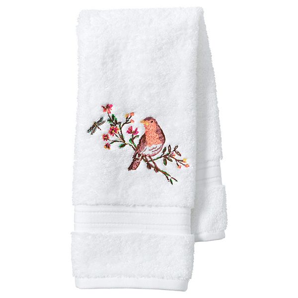 Lands' End Organic Cotton Hand Towel - White