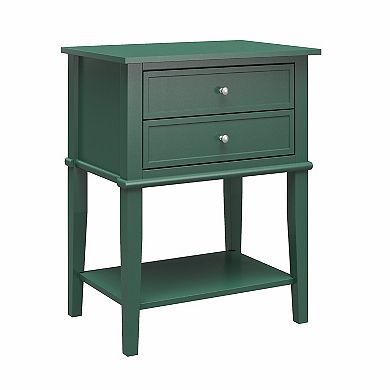 Ameriwood Home Franklin Accent Table with 2 Drawers
