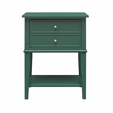 Ameriwood Home Franklin Accent Table with 2 Drawers