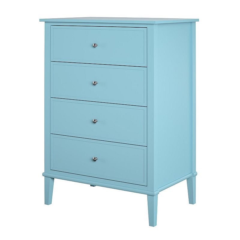 Ameriwood Home Franklin 4 Drawer Dresser, Blue