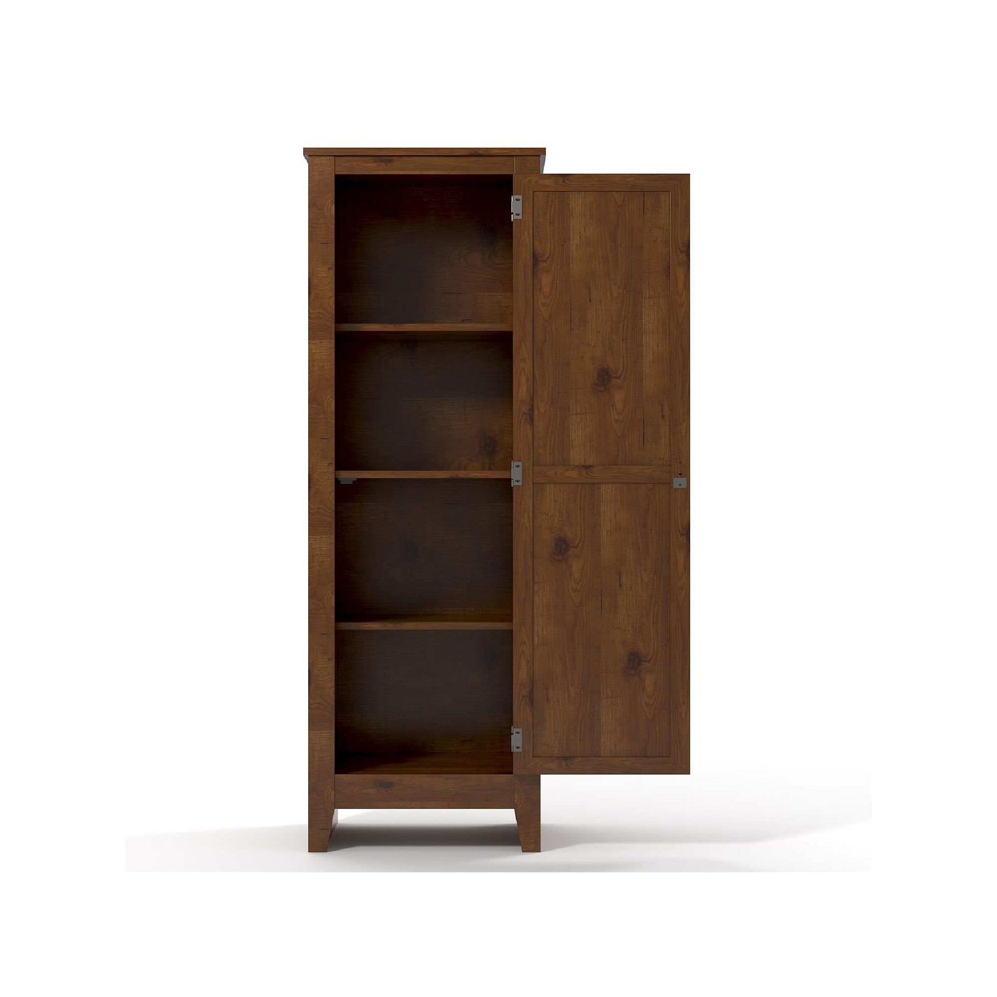 Ameriwood Home Milford Single Door Storage Pantry Cabinet, Old Fashioned Gr