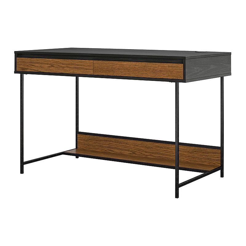Ameriwood Home Reznor Computer Desk in Black Oak