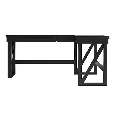 Ameriwood Home Crestwood Lift Top L Desk