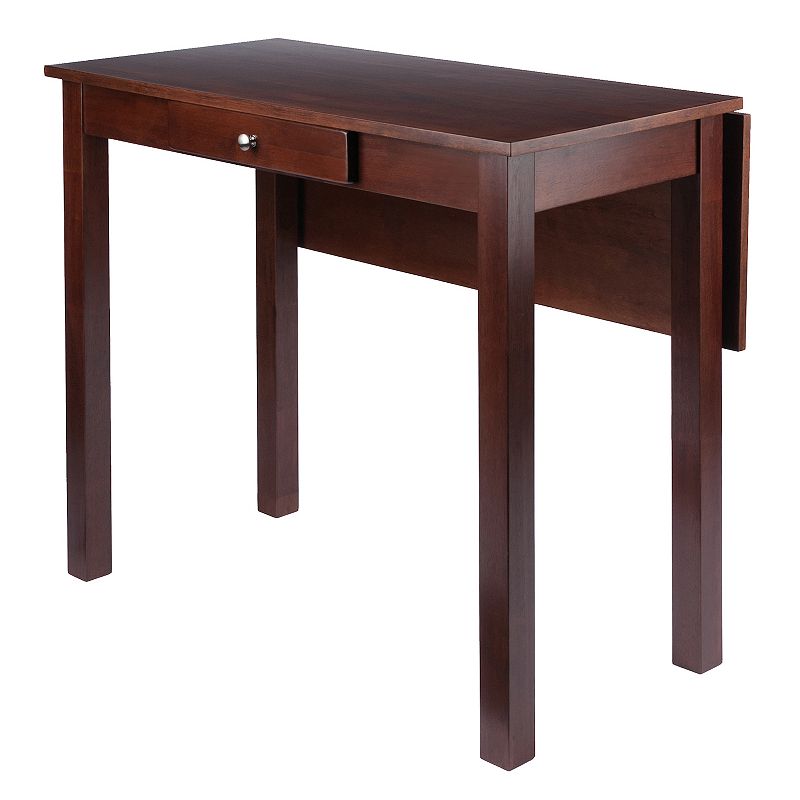 55037604 Winsome Perrone High Drop Leaf Dining Table, Brown sku 55037604