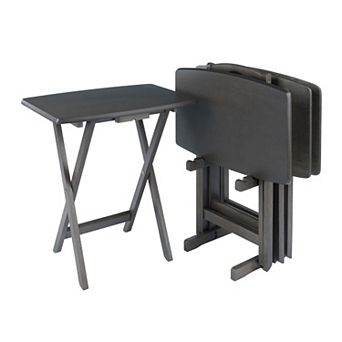 Winsome Dorian Snack Tray Table 5 pc Set